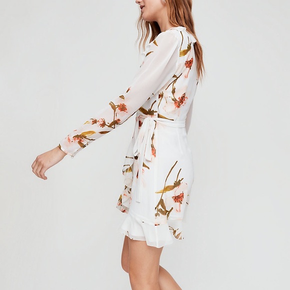 Aritzia Wilfred Louise Wrap Dress - Picture 4 of 11